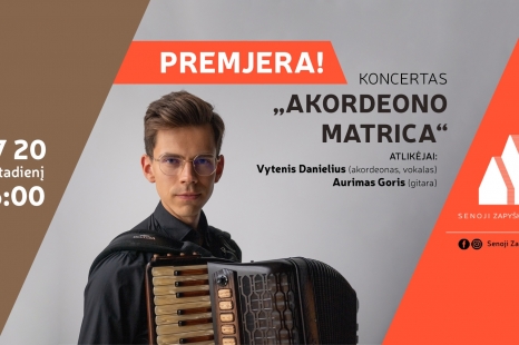 Premjerinis Vytenio Danieliaus koncertas „Akordeono matrica“
