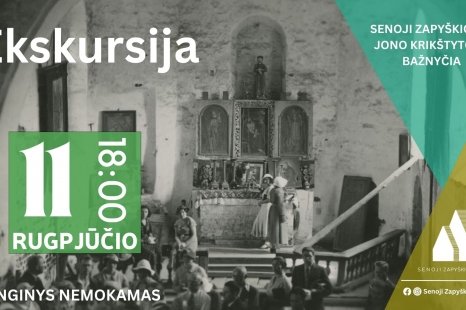 Ekskursija „Senoji Zapyškio Šv. Jono Krikštytojo bažnyčia”