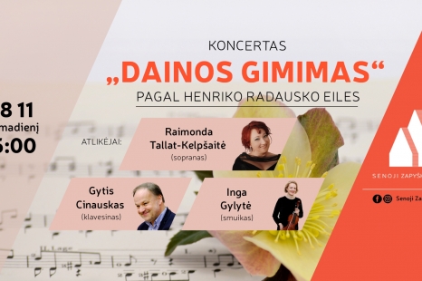 Klasikinės muzikos koncertas „Dainos gimimas“