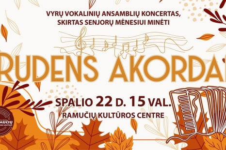 Vyrų vokalinių ansamblių koncertas „Rudens akordai”