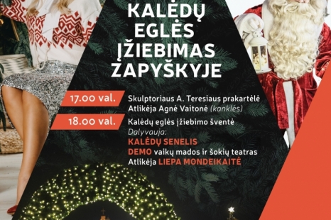 Zapyškio kalėdinės eglės įžiebimo šventė