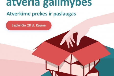 Neįgaliųjų reikalų departamento renginys „Prieinamumas atveria galimybes: atverkime prekes ir paslaugas“