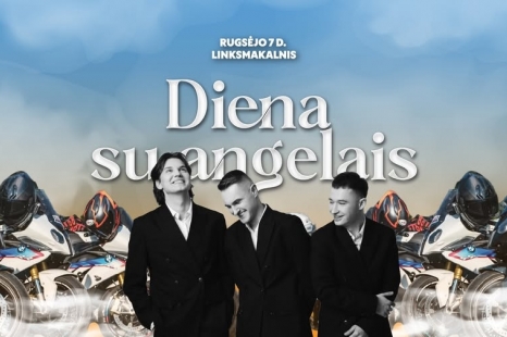 Renginys „Diena su angelais“. Sportinių ir gatvės motociklų paradas