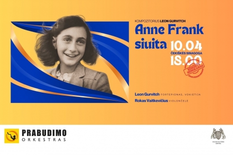 Anne Frank siuita Čekiškės sinagogoje