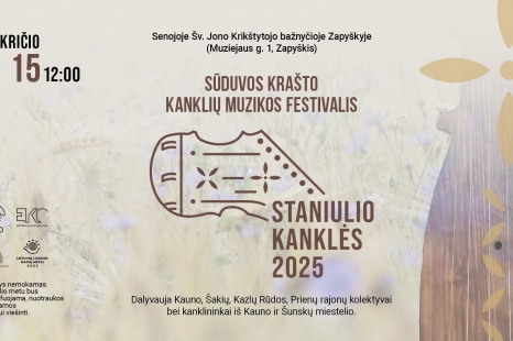 Sūduvos krašto kanklių muzikos festivalis „Staniulio kanklės 2025“