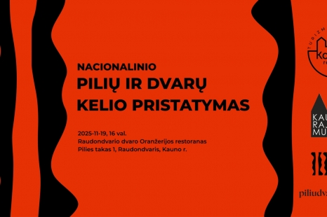 Nacionalinio pilių ir dvarų kelio pristatymas