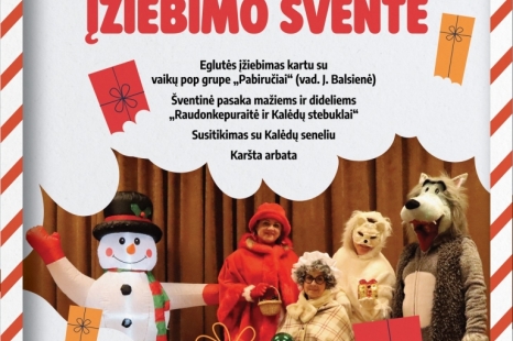 Kalėdų eglutės įžiebimo šventė Ilgakiemyje