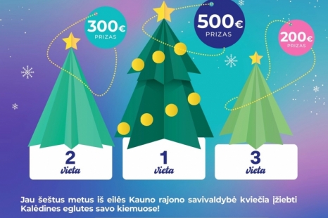 KALĖDINIŲ EGLUČIŲ KONKURSAS