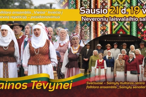 Atvira repeticija - pasidainavimai „Dainos Tėvynei“