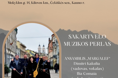 Ansamblio iš Sakartvelo „Margalef“ koncertas Čekiškėje