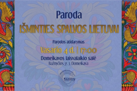 Parodos „Išminties spalvos Lietuvai“ atidarymo renginys