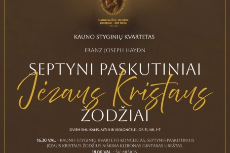 Koncertas „Septyni paskutiniai Jėzaus Kristaus žodžiai“