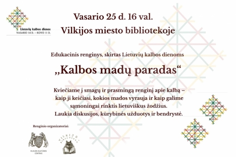 Renginys „Kalbos madų paradas“