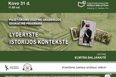 Renginys „Lyderystė istorijos kontekste“