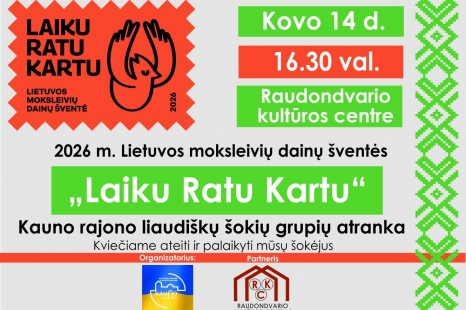 2026 m. Lietuvos moksleivių dainų šventė „Laiku Ratu Kartu“