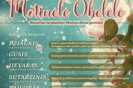 Koncertas „Motinėlė obelėlė“