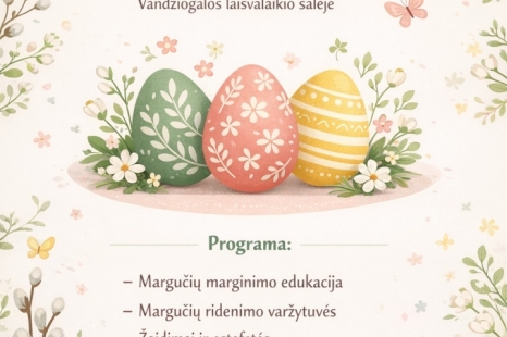 Vaikų Velykėlės Vandžiogaloje!