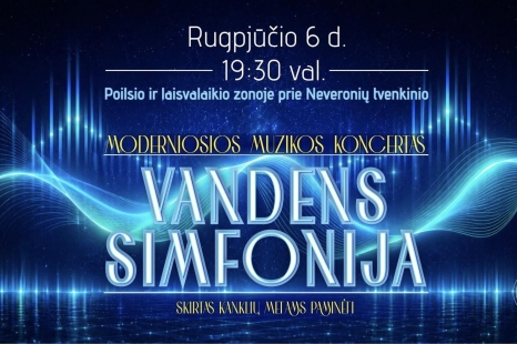 Moderniosios muzikos koncertas „Vandens simfonija“