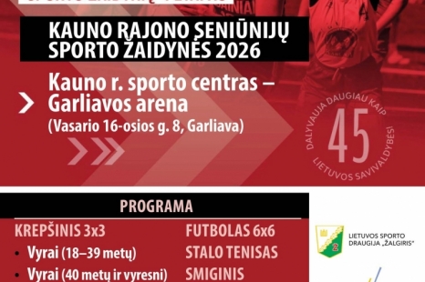 Sporto žaidynės Kauno rajone!