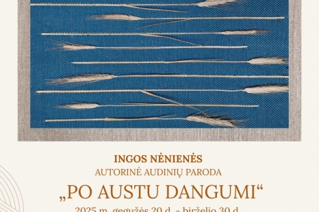 Ingos Nėnienės paroda „Po austu dangumi“