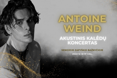 ANTOINE WEND: akustinis Kalėdų koncertas