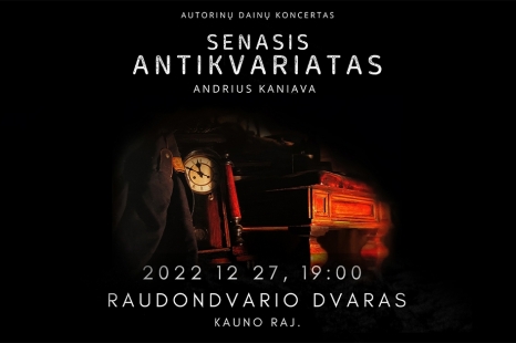 Andriaus Kaniavos koncertas „Senasis Antikvariatas“