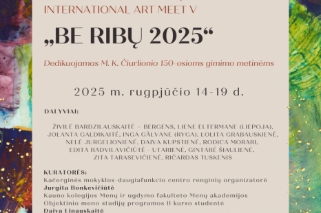 Tarptautinis menininkų susitikimas „Be ribų 2025“