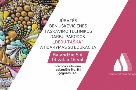 J. Beniuškevičienės taškavimo technikos darbų paroda
