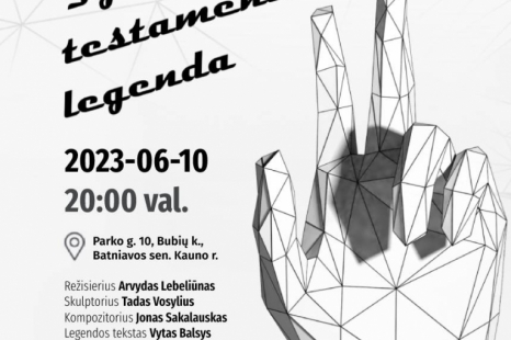 Muzikinė literatūrinė vizija „1808 m. Ignacijaus testamentas. Legenda“