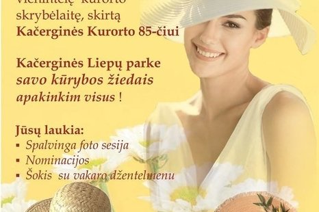 Kačerginės kurorto skrybėlių šou