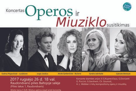 Koncertas "Operos ir miuziklo susitikimas"