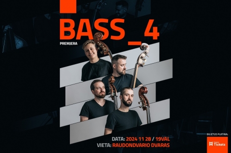 Kontrabosų kvarteto „Bass_4“ koncertas