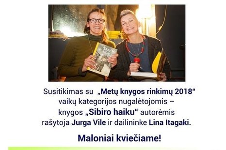 Susitikimas su „Metų knygos rinkimų 2018“