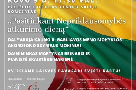 Koncertas „Pasitinkant Nepriklausomybės atkūrimo dieną“
