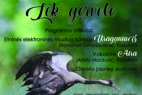 Koncertas - edukacinė programa „Lėk gervele“