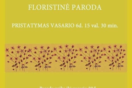 Liubos Bogušauskienės floristinė paroda