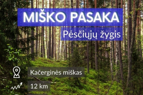 Pėsčiųjų žygis „Miško pasaka“