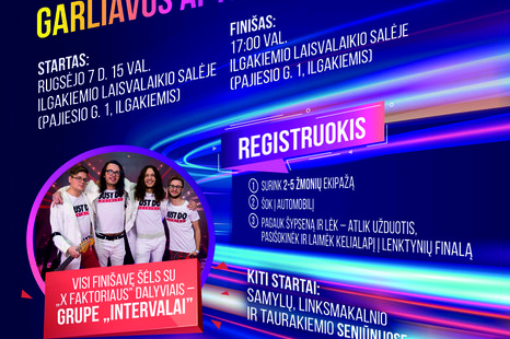 Pirmasis lenktynių etapas Garliavos apyl. seniūnijoje