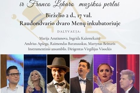 Operetės karalių Imrės Kalmano ir Franco Leharo muzikos perlai