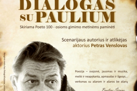 Monospektaklis „Dialogas su Paulium“