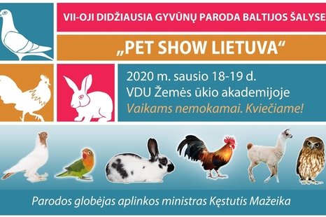 VII-oji didžiausia gyvūnų paroda „Pet show Lietuva“