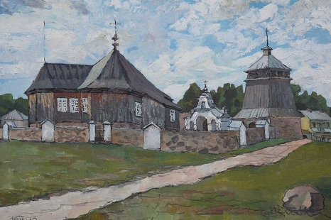 Marynos Pugachovos tapybos darbų paroda „Architektūrinė kelionė po Lietuvą"