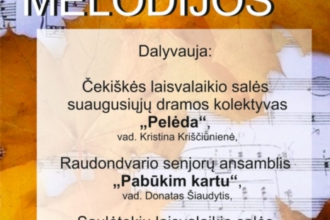 Vakaronė senjorams „Rudens melodijos”