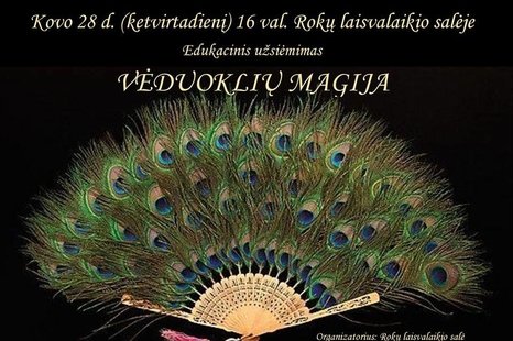 Edukacija „Vėduoklių magija“